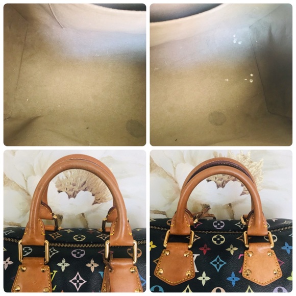 🌺Louis Vuitton Murakami Multicolor black Speedy30 - Picture 15 of 16